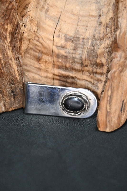 Onyx Money Clip