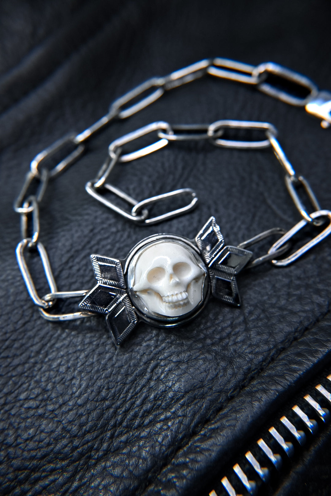Carved Bone Choker