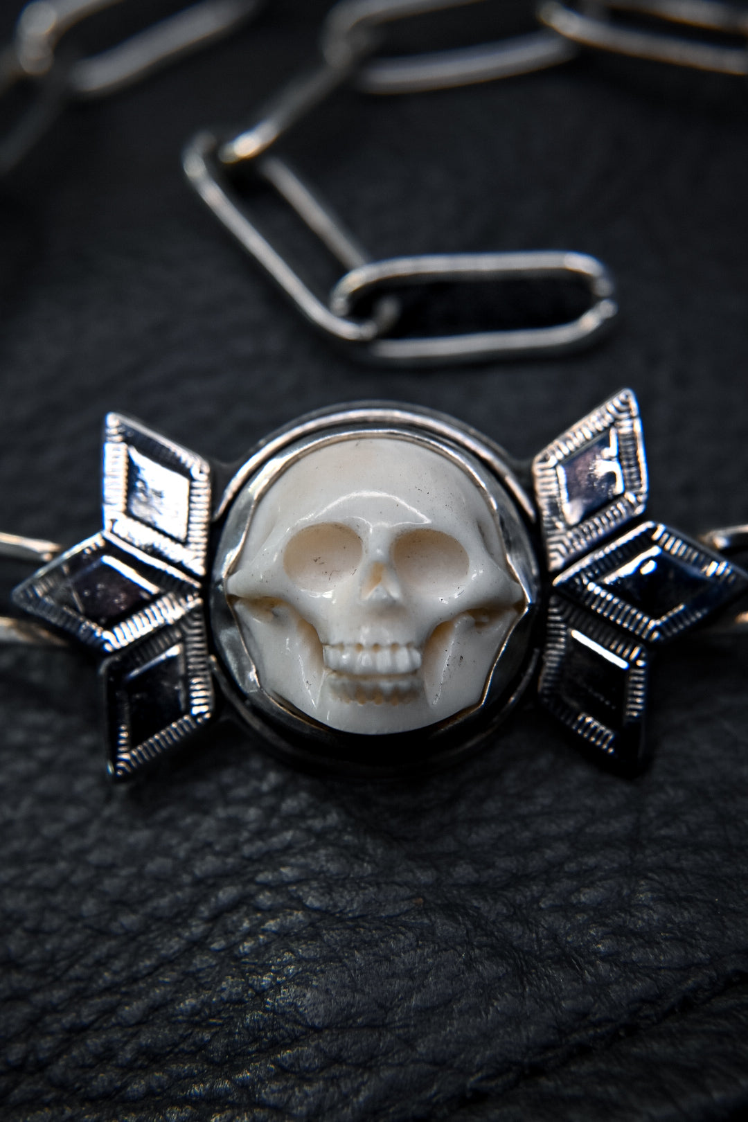 Carved Bone Choker
