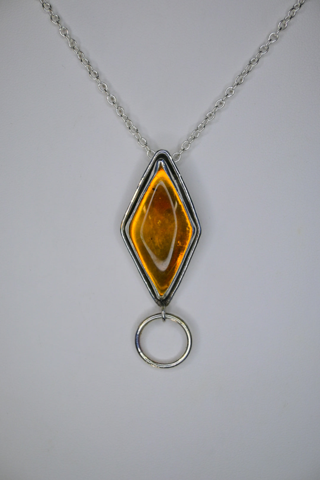 Amber 'o-ring' Necklace