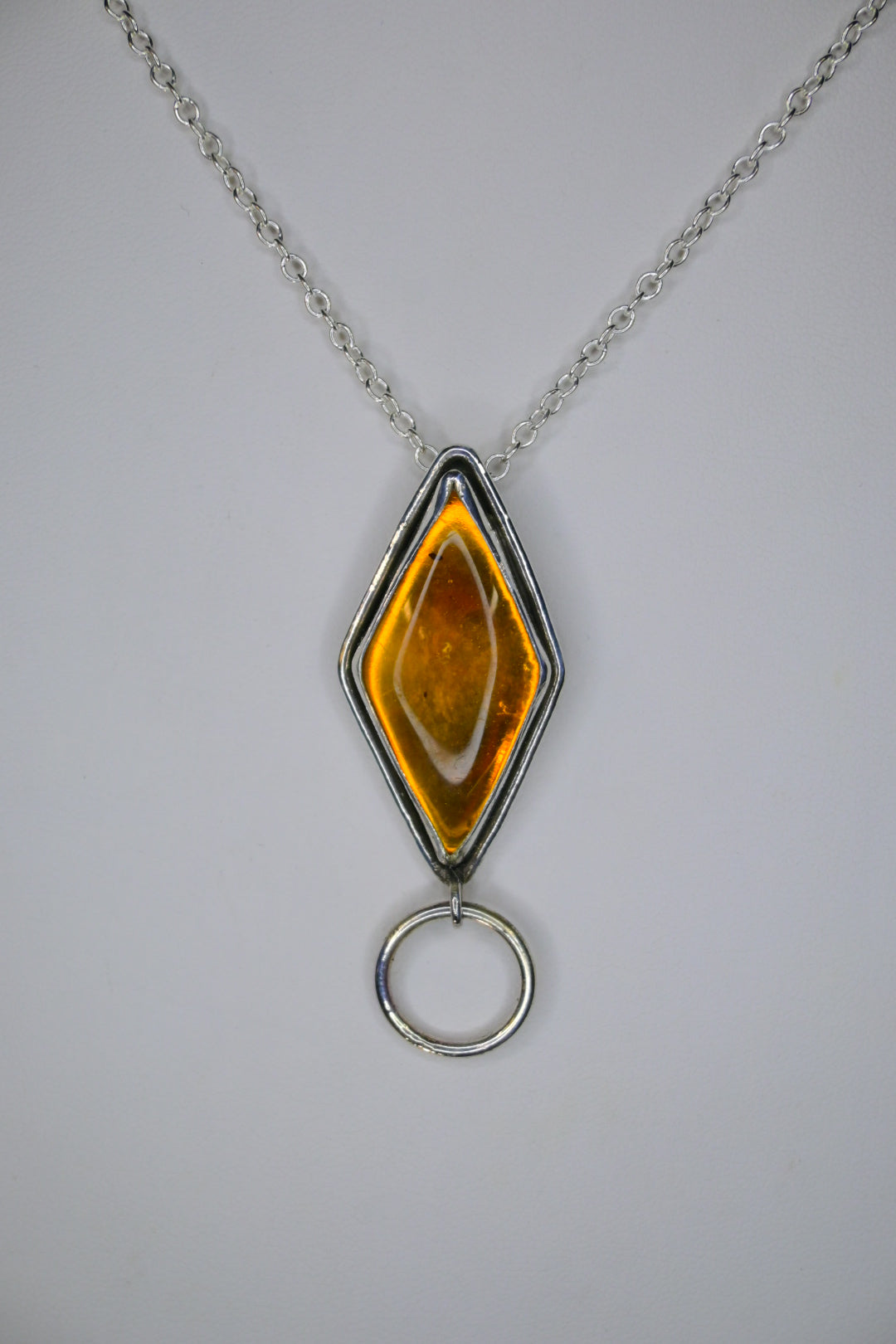 Amber 'o-ring' Necklace