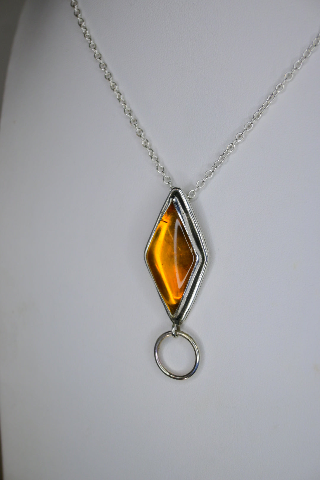 Amber 'o-ring' Necklace