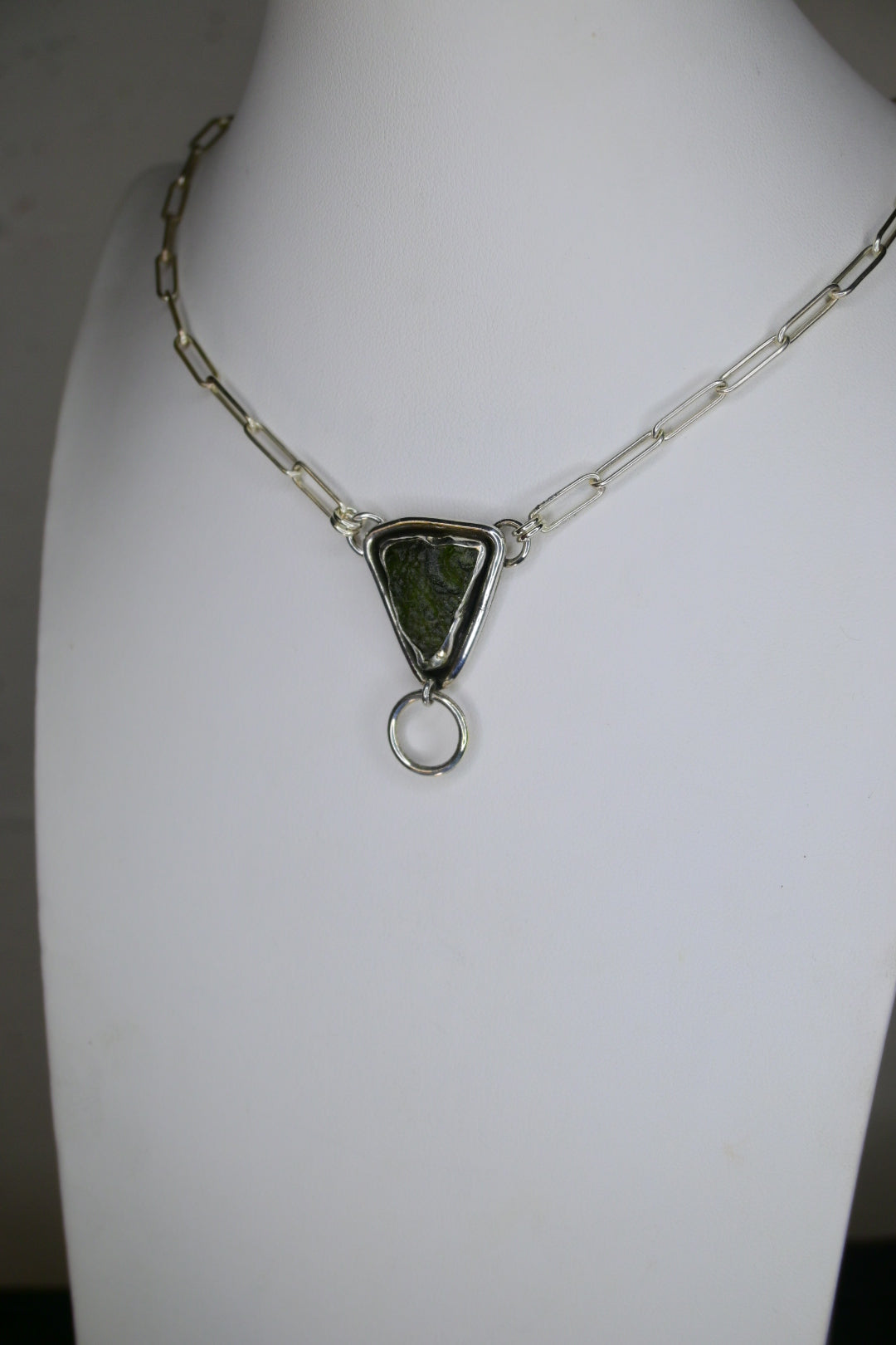 Moldavite 'o-ring' Necklace
