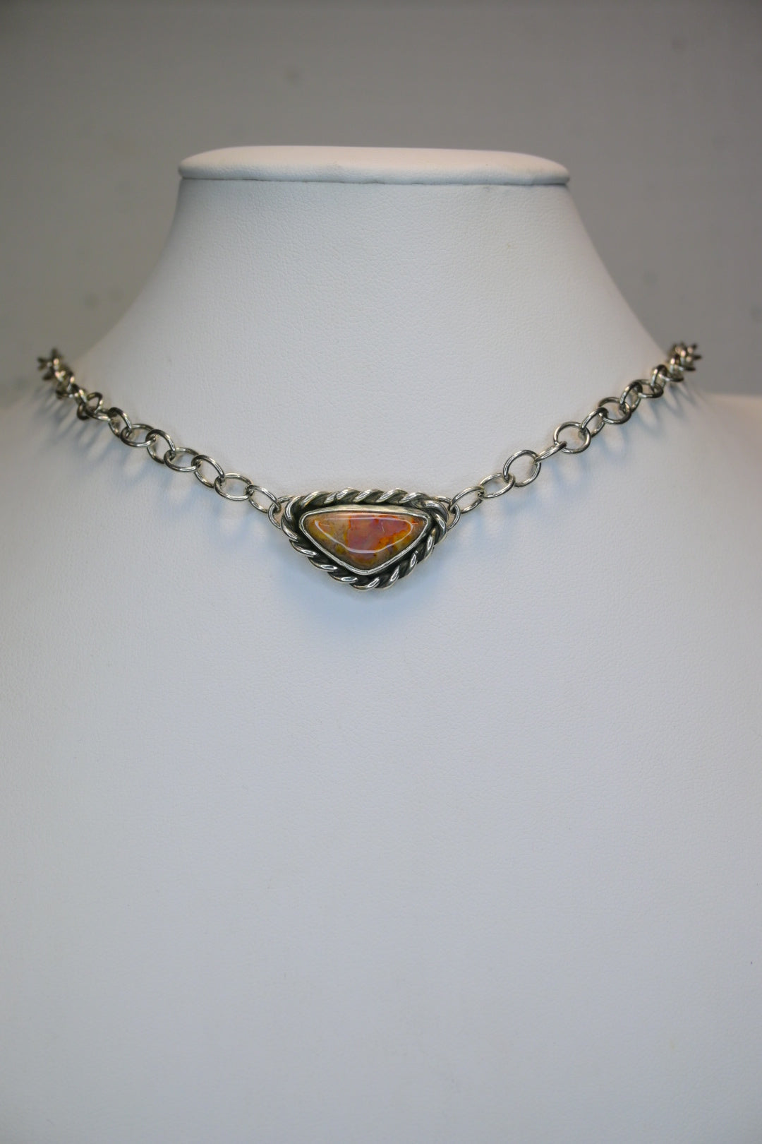 Mexican Fire Opal Choker