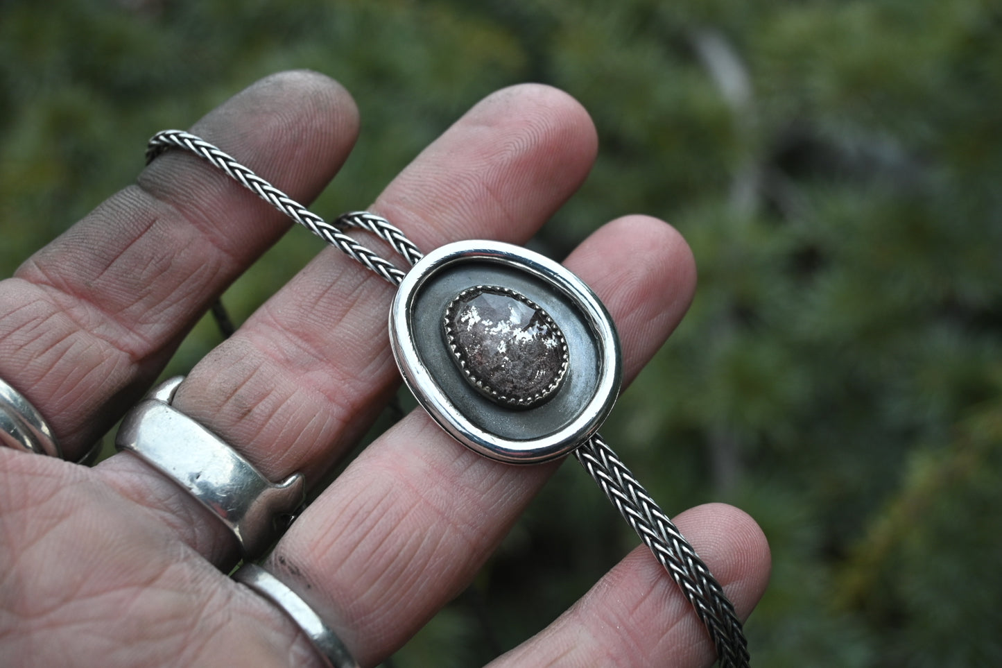 Garden Quartz Bolo Tie