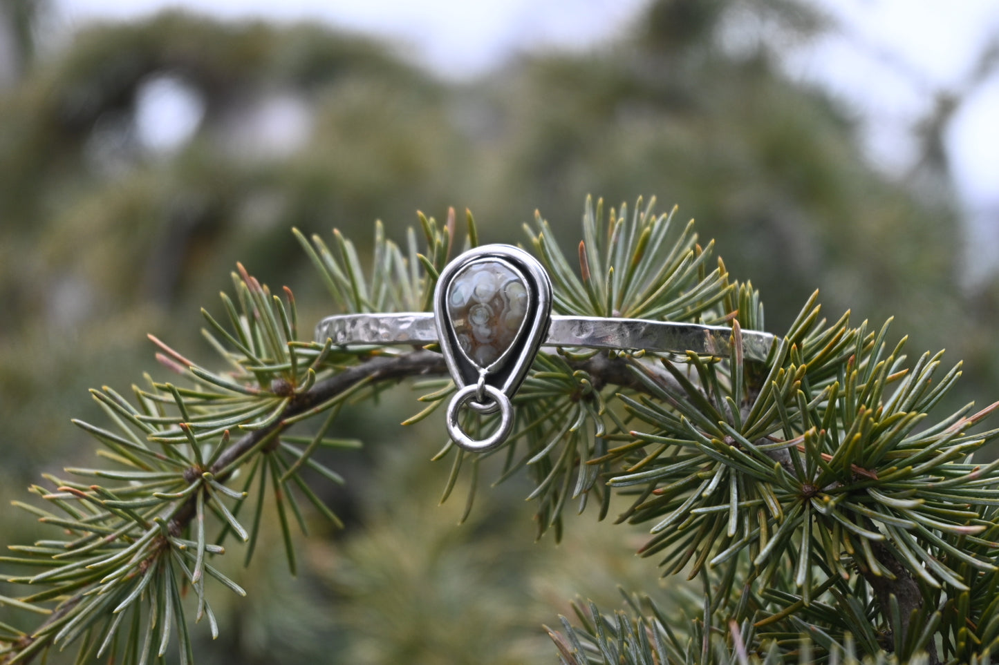 Agate 'o-ring' Bracelet