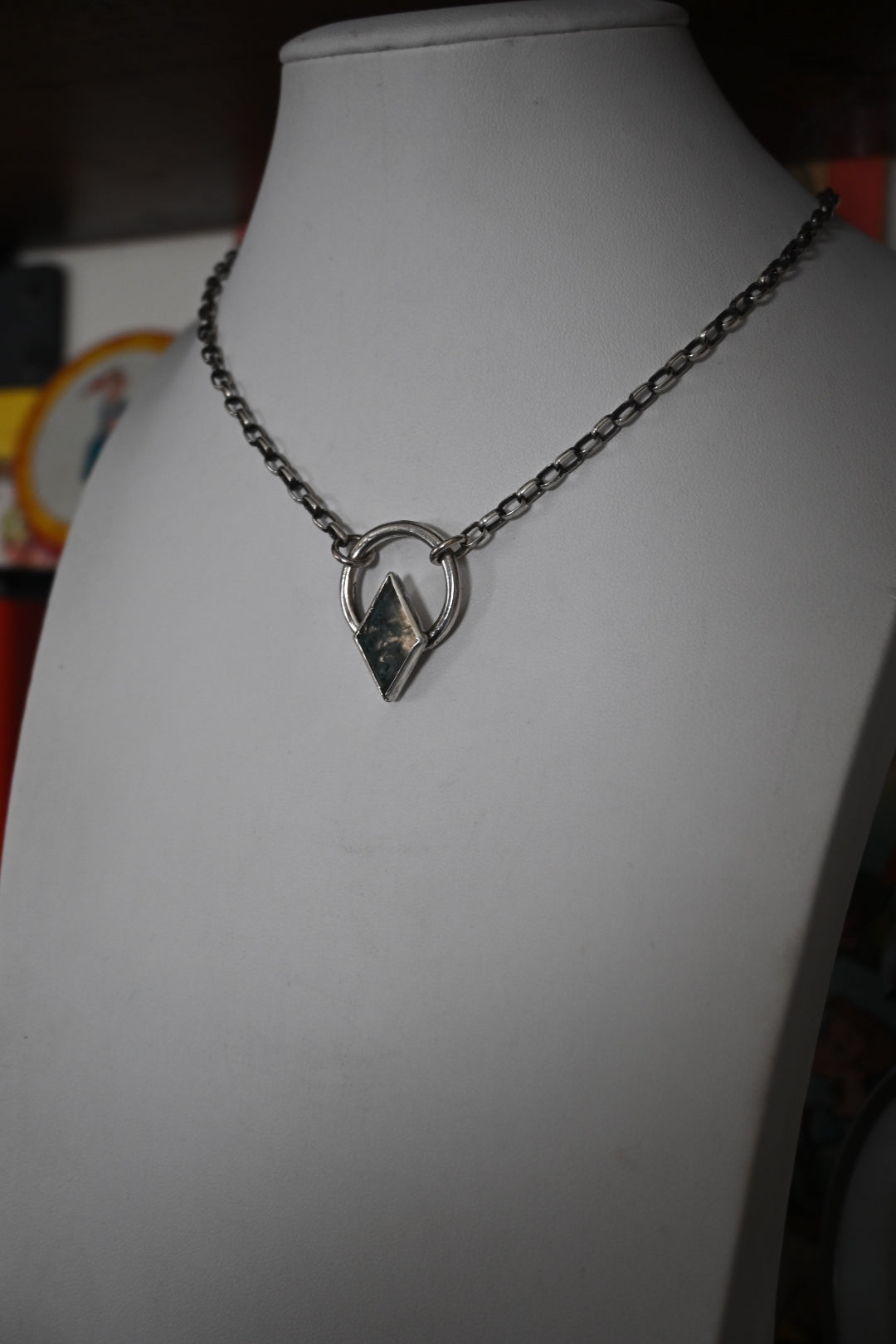 Moss Agate Choker