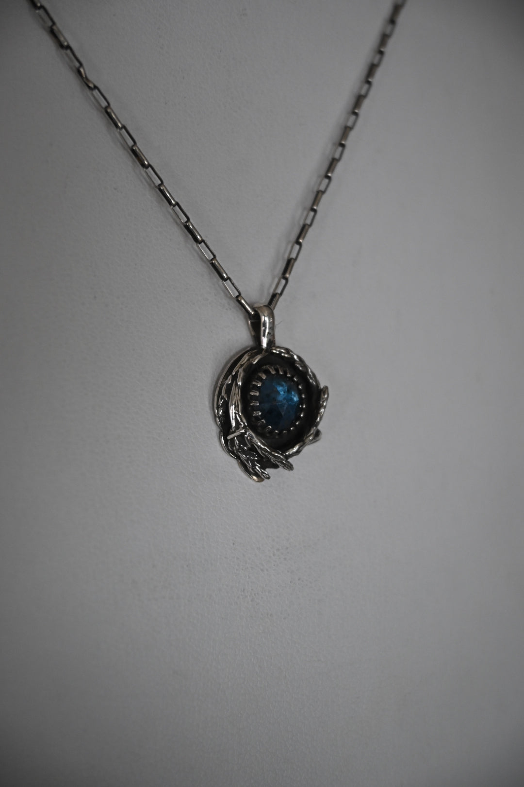Teal Kyanite Necklace
