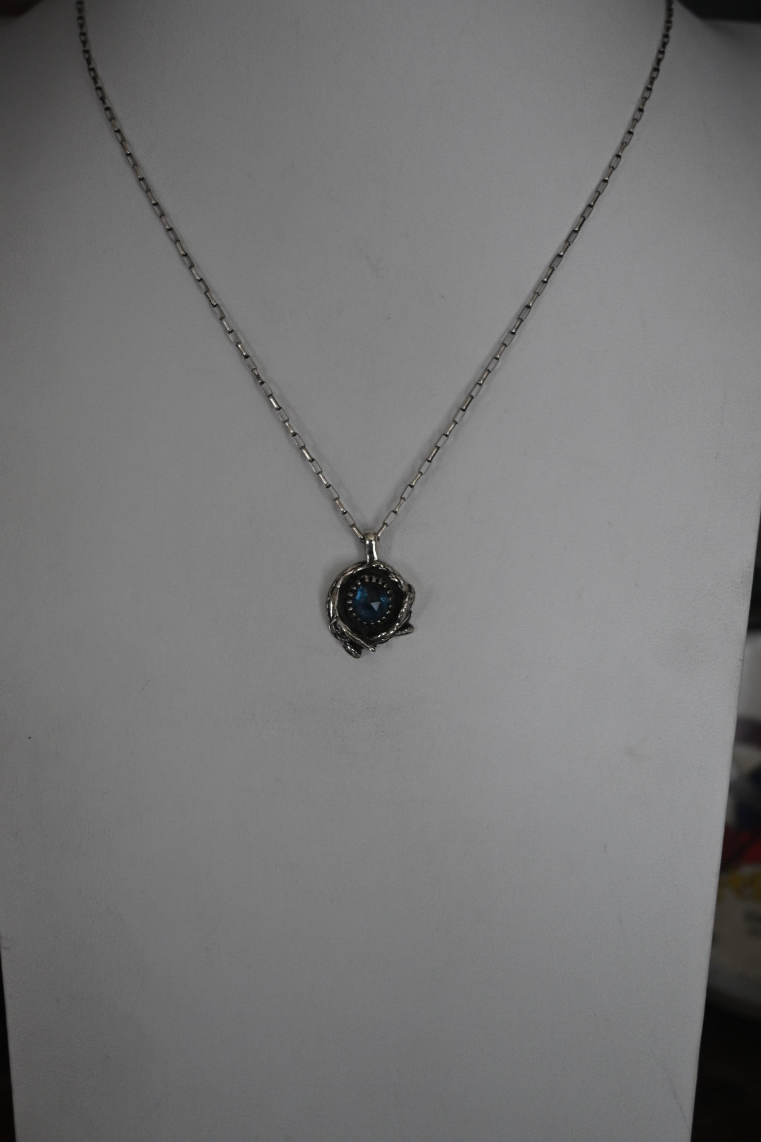 Teal Kyanite Necklace