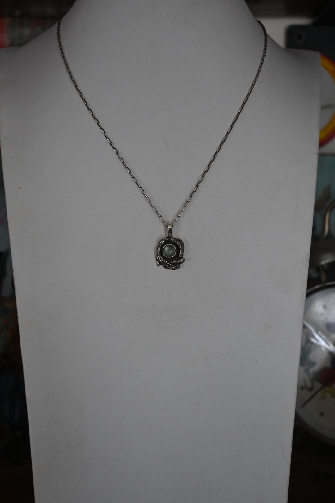 Mint Green Kyanite Necklace