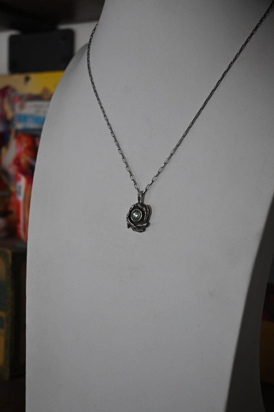 Mint Green Kyanite Necklace