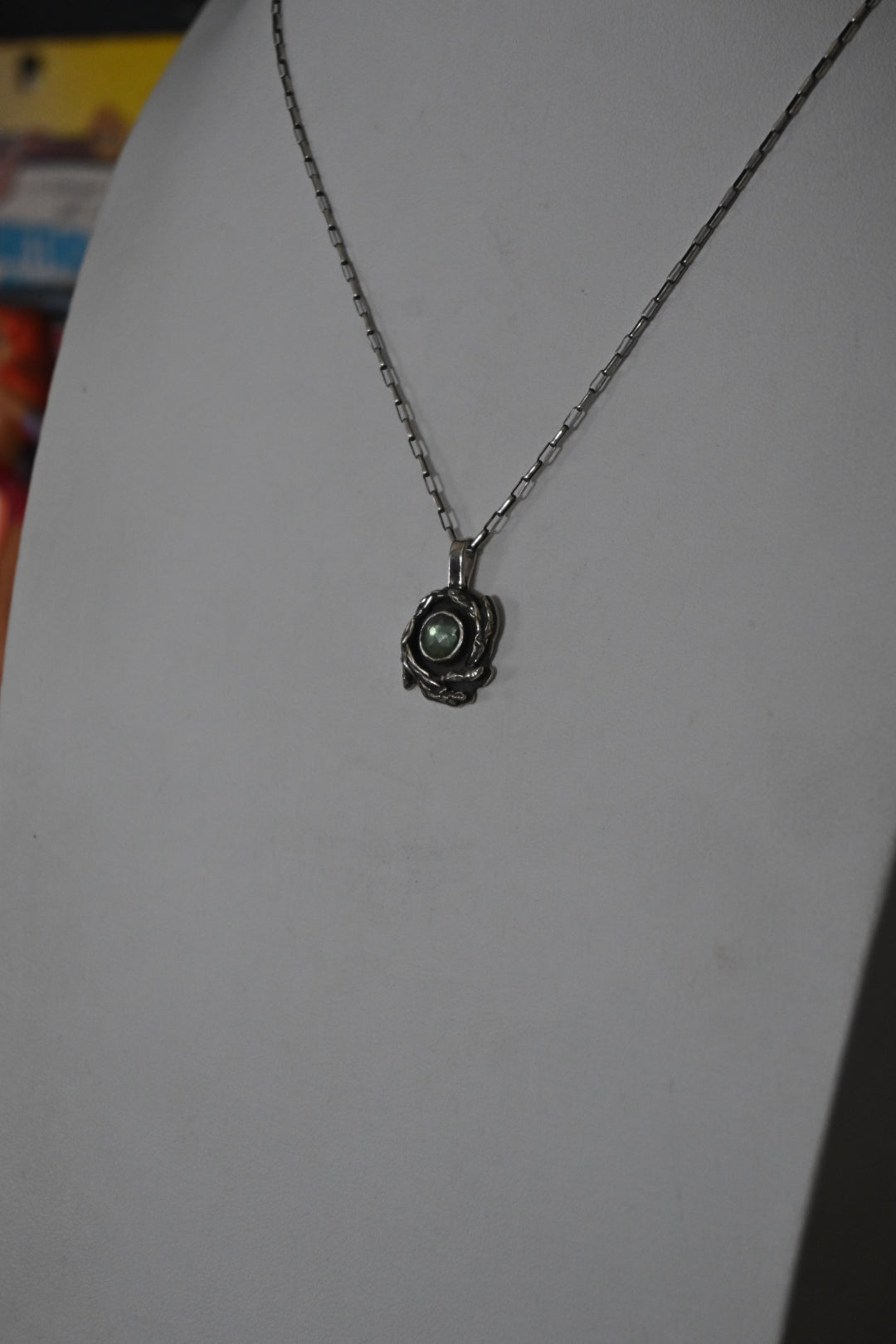 Mint Green Kyanite Necklace