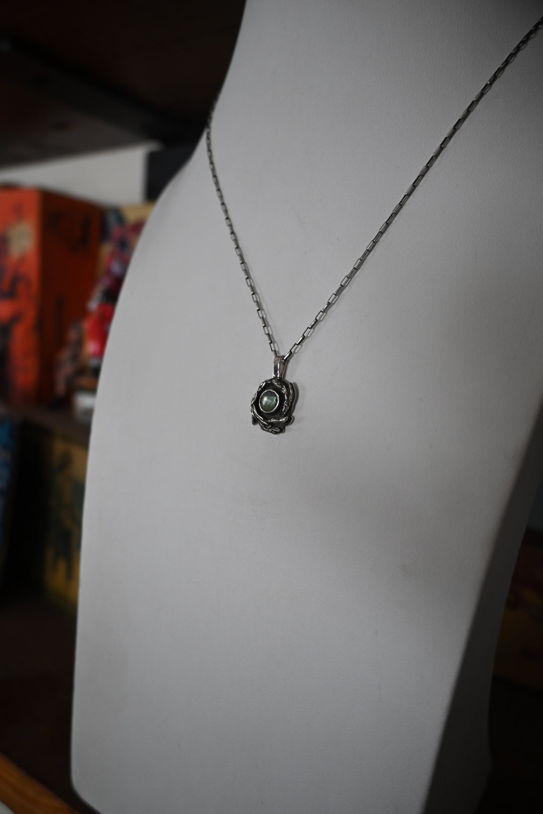 Mint Green Kyanite Necklace