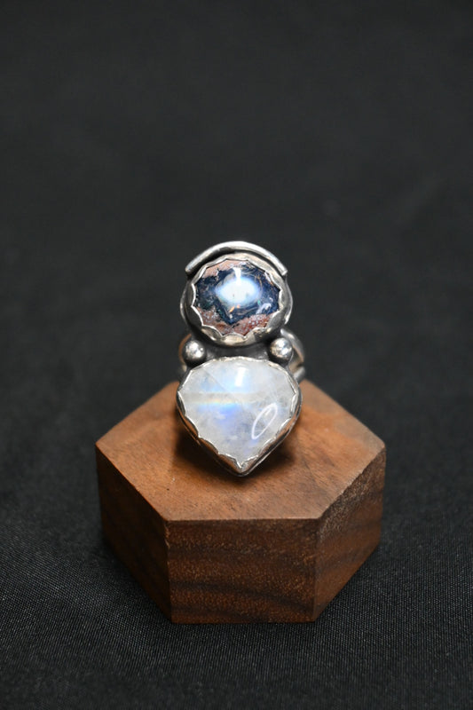 Opal//Moonstone Ring