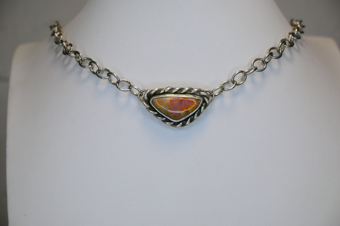 Mexican Fire Opal Choker
