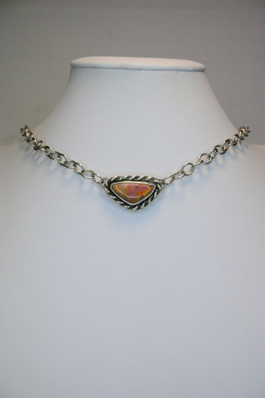 Mexican Fire Opal Choker