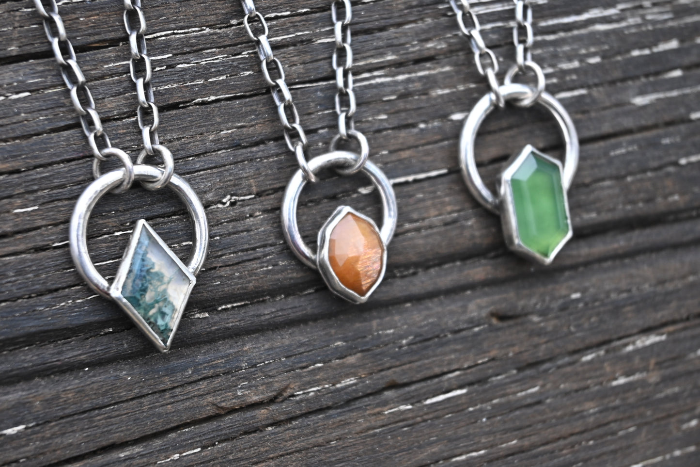 Moss Agate Choker