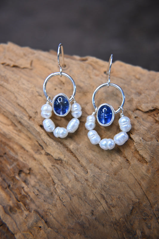 Moon Drop Earrings