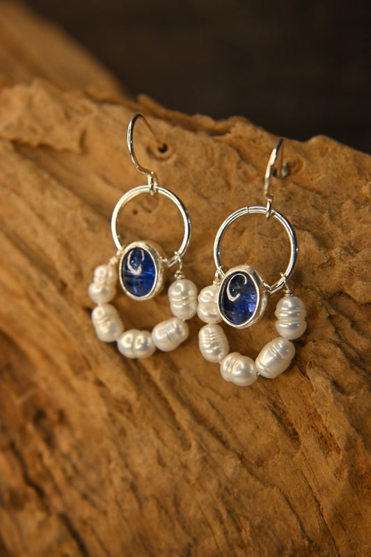 Moon Drop Earrings