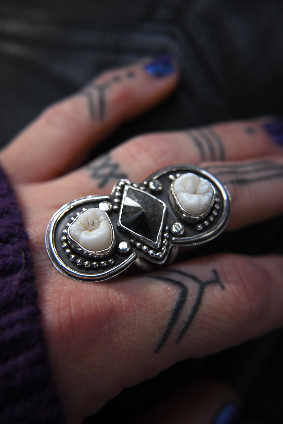 Tooth & Golden Sheen Obsidian