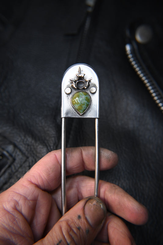 Snake Vertebrae Safety Pin